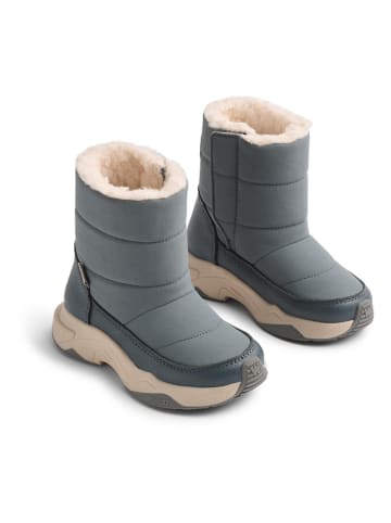 Winterstiefel in Blaugrau