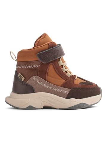 Leder-Boots in Hellbraun