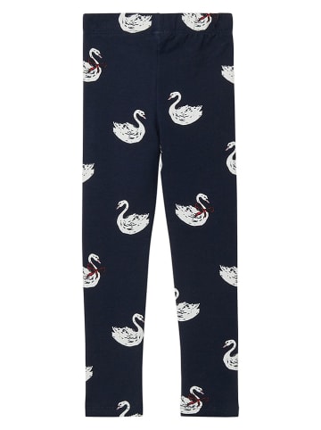 Legginsy w kolorze granatowym