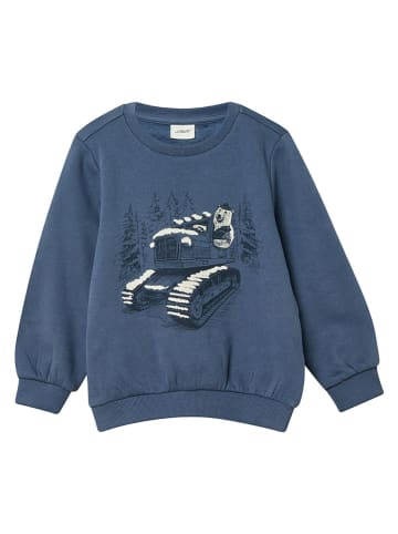 Sweatshirt in Blau