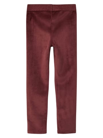 Legginsy w kolorze bordowym