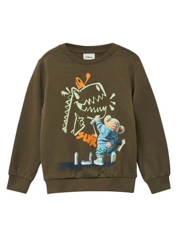 Sweatshirt in Khaki