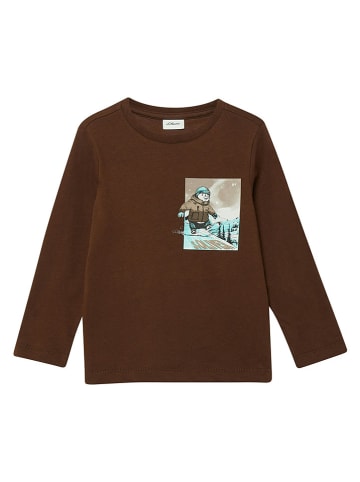 Longsleeve in Braun