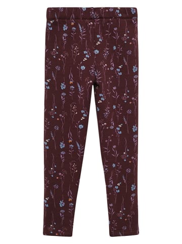 Legginsy w kolorze bordowym
