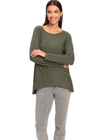 Sweter w kolorze khaki