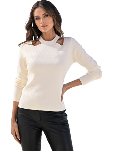 Sweter w kolorze kremowym