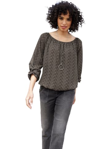 Heine Bluse in Anthrazit