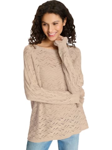 Sweter w kolorze beżowym