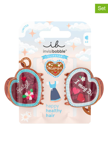 Invisibobble 2-delige set: haarklemmen "Liabs Herzi"