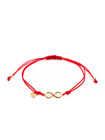 Armband in Rot mit Anhänger