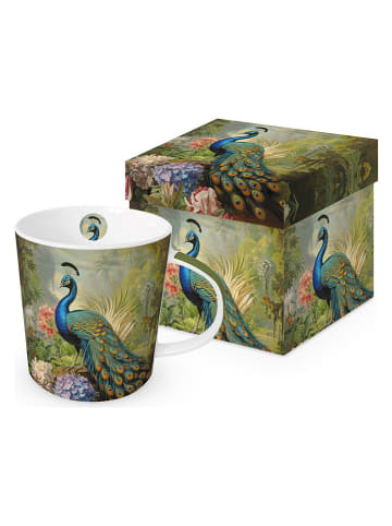Kubek jumbo "Olympos" w kolorze zielonym - 400 ml
