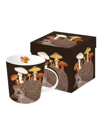 Kubek jumbo "Harold The Hedgehog" w kolorze złoto-brazowym - 400 ml