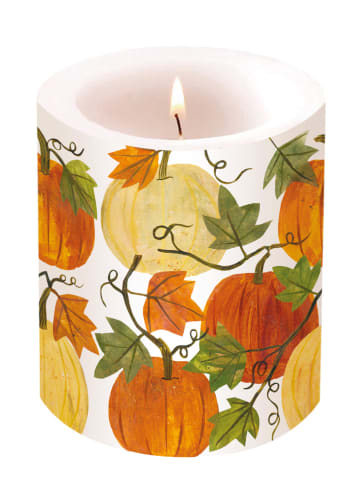 Świeca "Tracey´s Pumpkins" w kolorze biało-pomarańczowym - 570 g