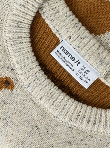 name it Sweter "Ola" w kolorze beżowym