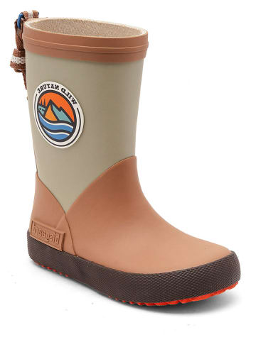 Gummistiefel in Beige/ Hellbraun