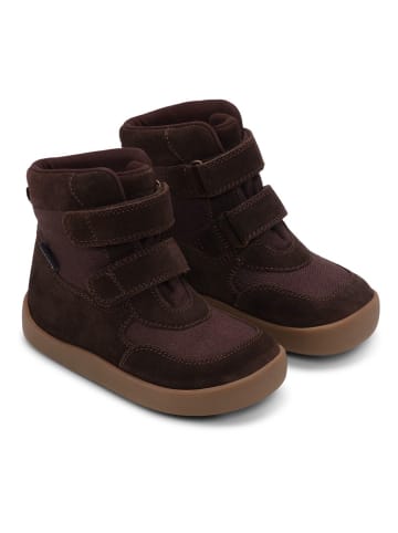 Leder-Winterboots "Bobbie" in Braun