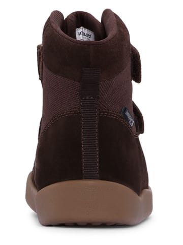 Leder-Winterboots "Bobbie" in Braun