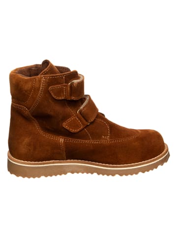 Leren winterboots bruin