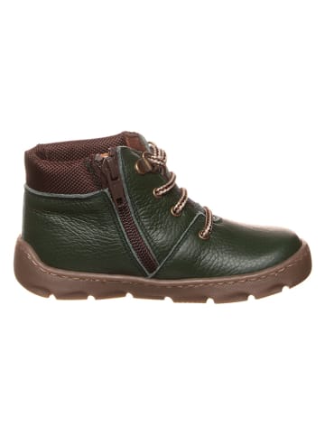 Leder-Barfußschuhe in Grün