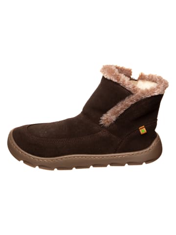 Leren winterboots bruin