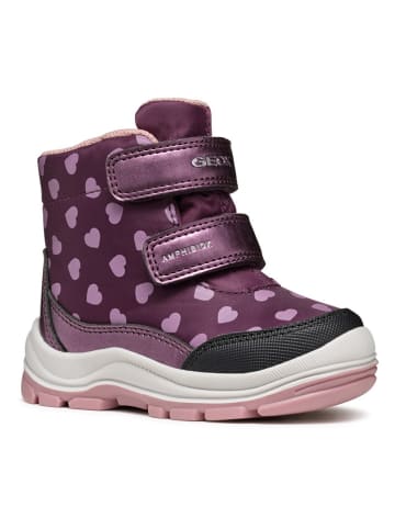 Boots "Flanfil" in Violett/ Rosa