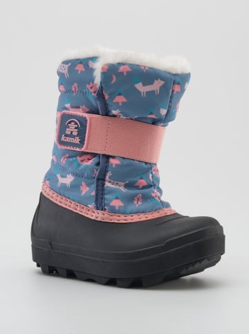 Winterstiefel "Snowbug 7" in Hellblau/ Rosa