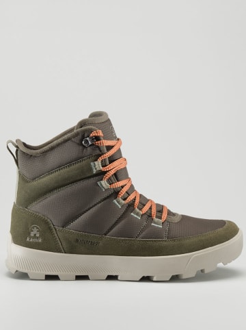Kozaki zimowe "Atwatern" w kolorze khaki