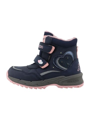 Winterboots "Osano" in Dunkelblau/ Rosa