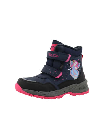 Winterboots "Osano" in Dunkelblau/Pink