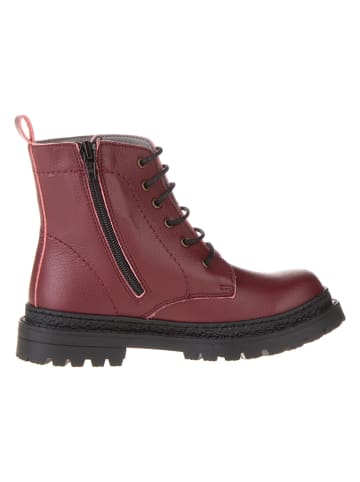 Leder-Boots in Rot