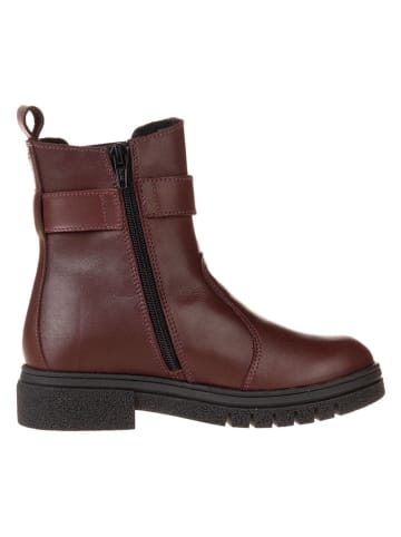 Leder-Boots in Rot