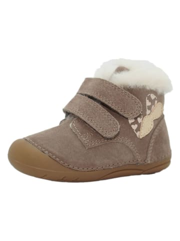 Leren boots beige
