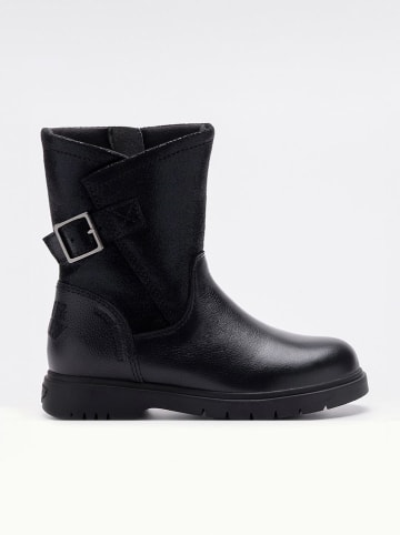 Leder-Boots "Justine" in Schwarz