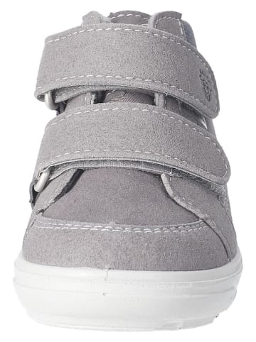 Leren boots grijs