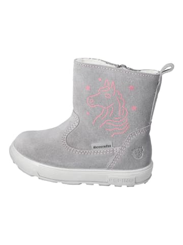 Leder-Winterstiefel "Cosa-S" in Grau