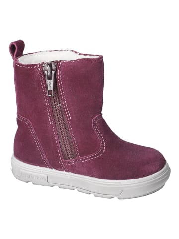 Leder-Winterstiefel "Cosa S" in Pflaume