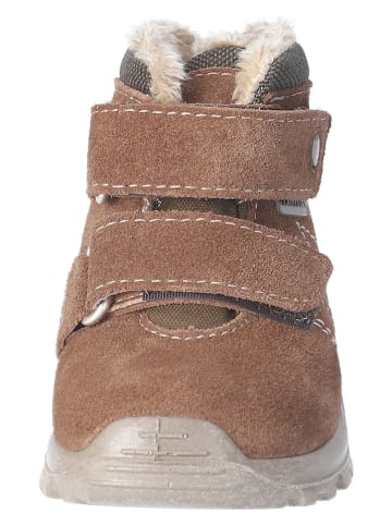 Leder-Boots in Hellbraun