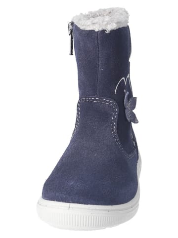 Leder-Boots "Merle" in Dunkelblau