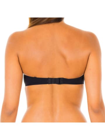 Biustonosz bandeau w kolorze czarnym