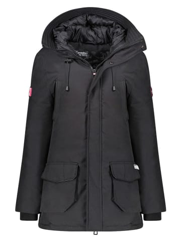 Canadian Peak Parka "Claudiuseak" in Schwarz