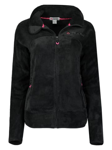Fleecejacke "Udilas" in Schwarz