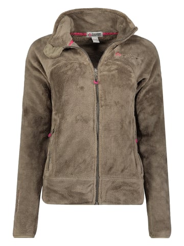 Fleece vest "Udilas" lichtbruin
