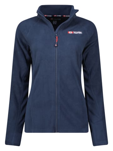 Fleece vest "Tugeak" donkerblauw