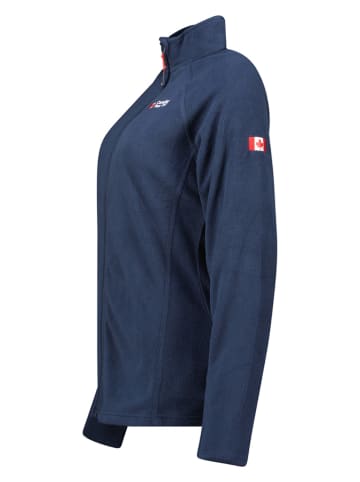 Fleece vest "Tugeak" donkerblauw