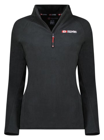 Fleecepullover "Tugeak" in Schwarz