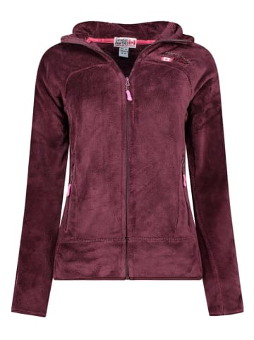 Fleece vest "Upaloodeak" bordeaux
