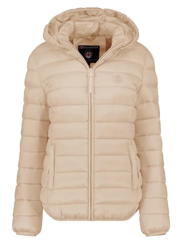 Steppjacke in Beige