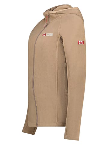 Fleecejacke in Beige