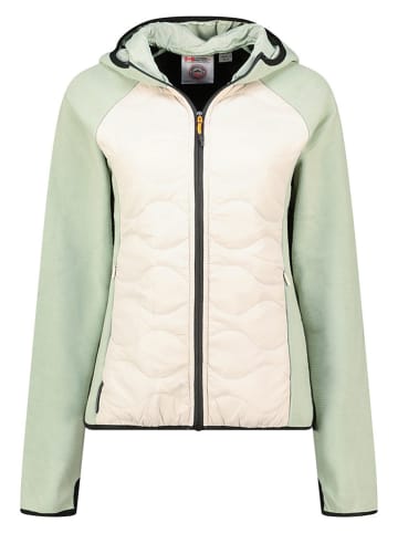 Hybridjacke "Tenessieak" in Grün/ Creme