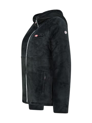 Fleecejacke "Ulotteak" in Schwarz